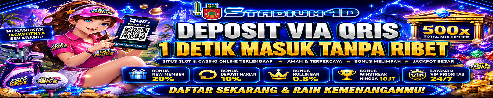 BANNER DEPO QRIS STADIUM4D